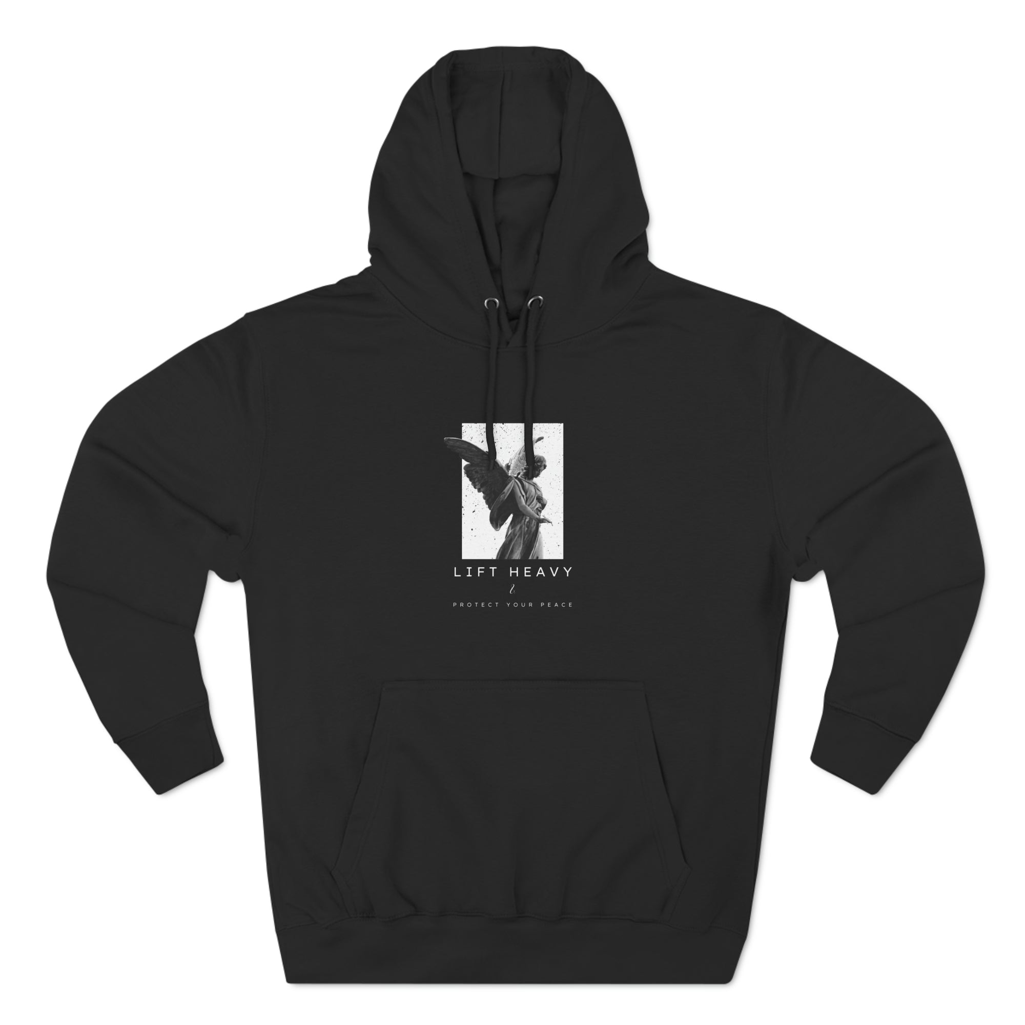 "Lift heavy and protect Your Peace" Fleece Hoodie