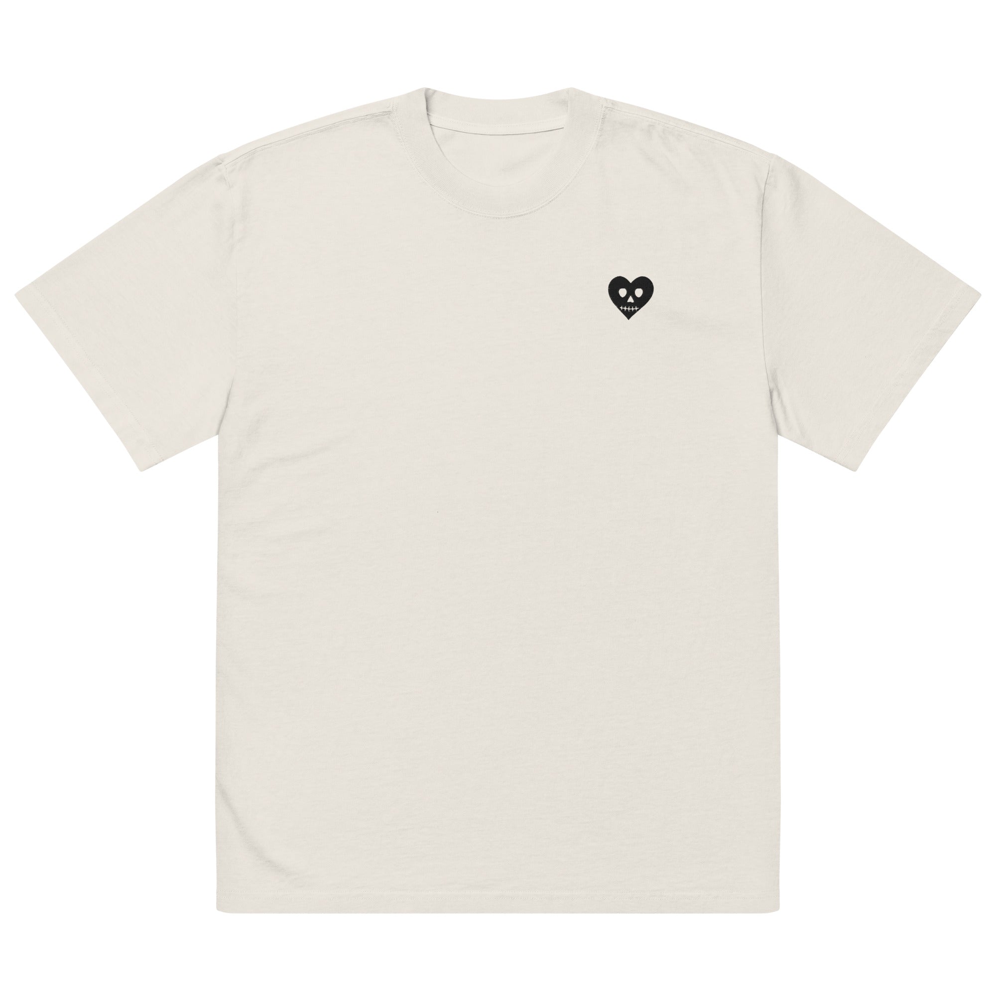 Embroidered Metanoia Logo Tee [Faded Bone]