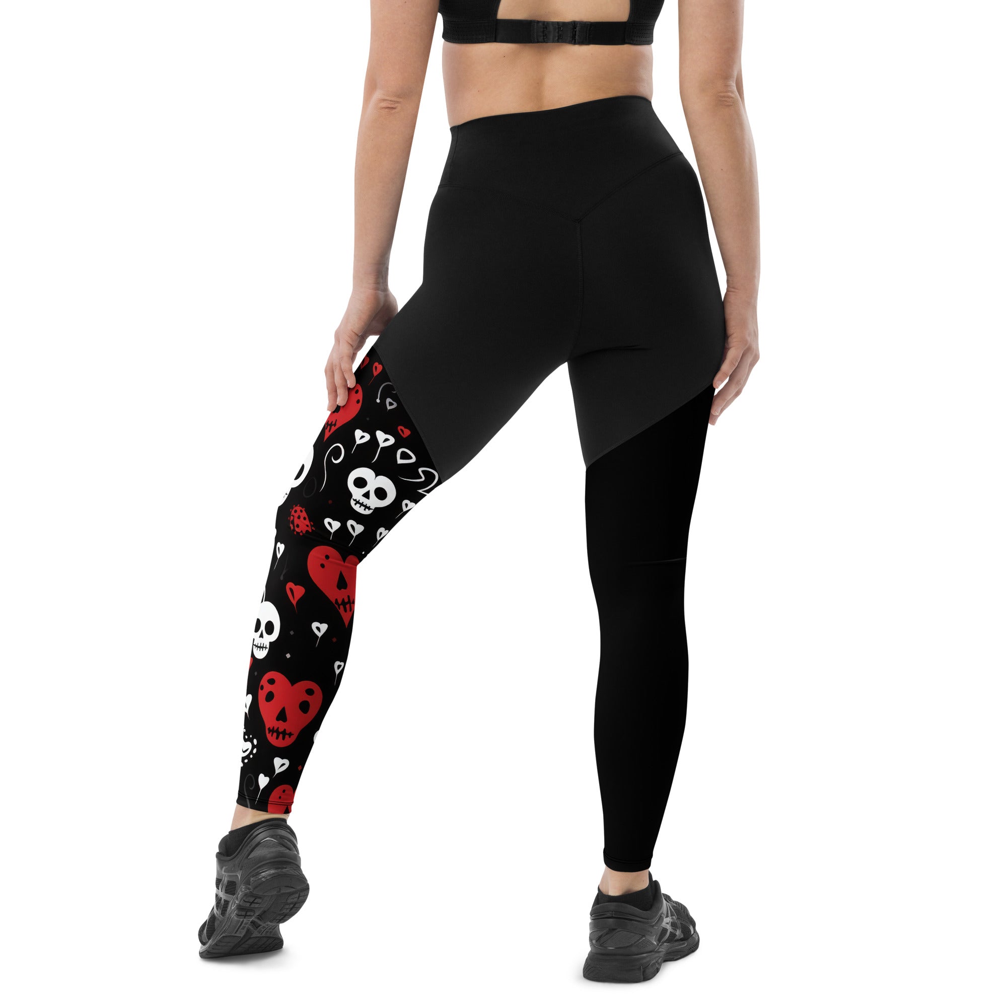 Women's Sports Leggings [Dark Hearts Collection]