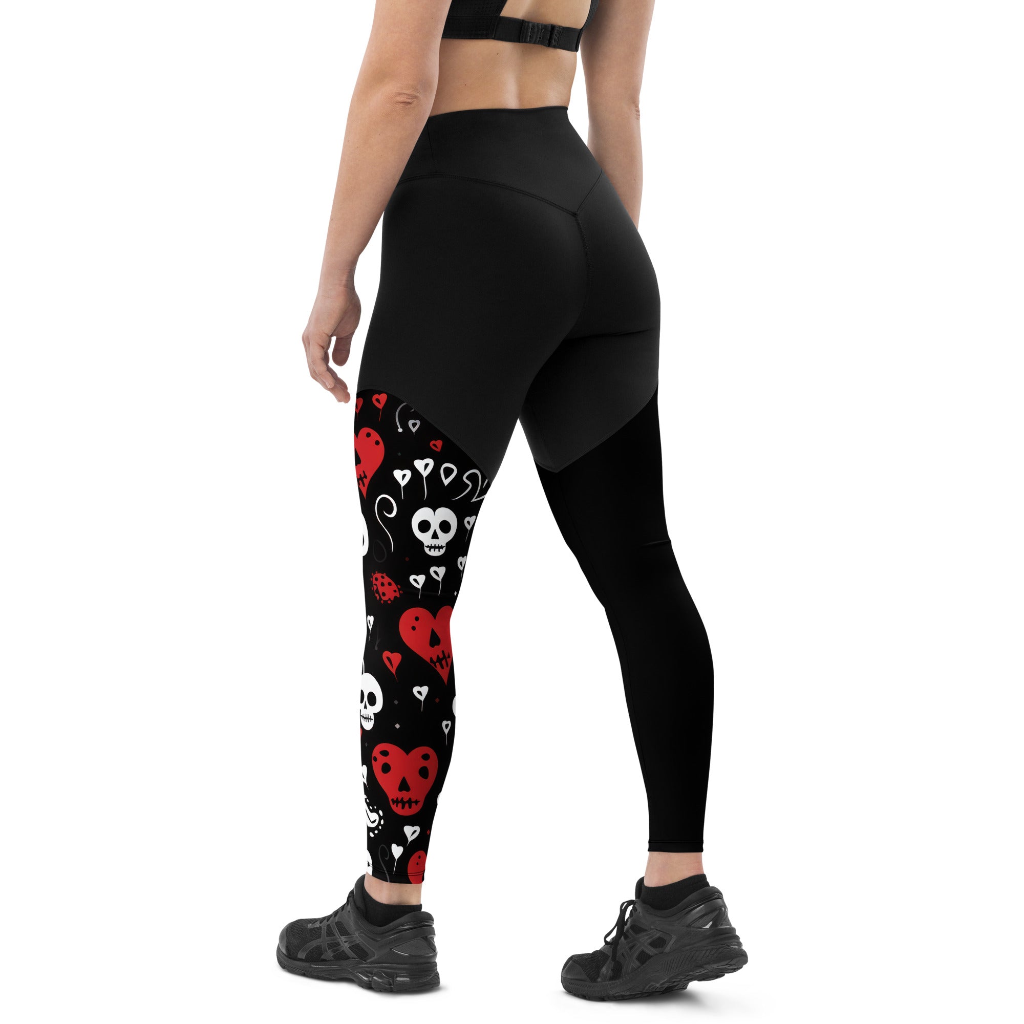 Women's Sports Leggings [Dark Hearts Collection]