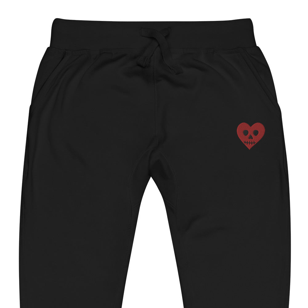 Metanoia logo Fleece sweatpants [Dark Hearts Collection]