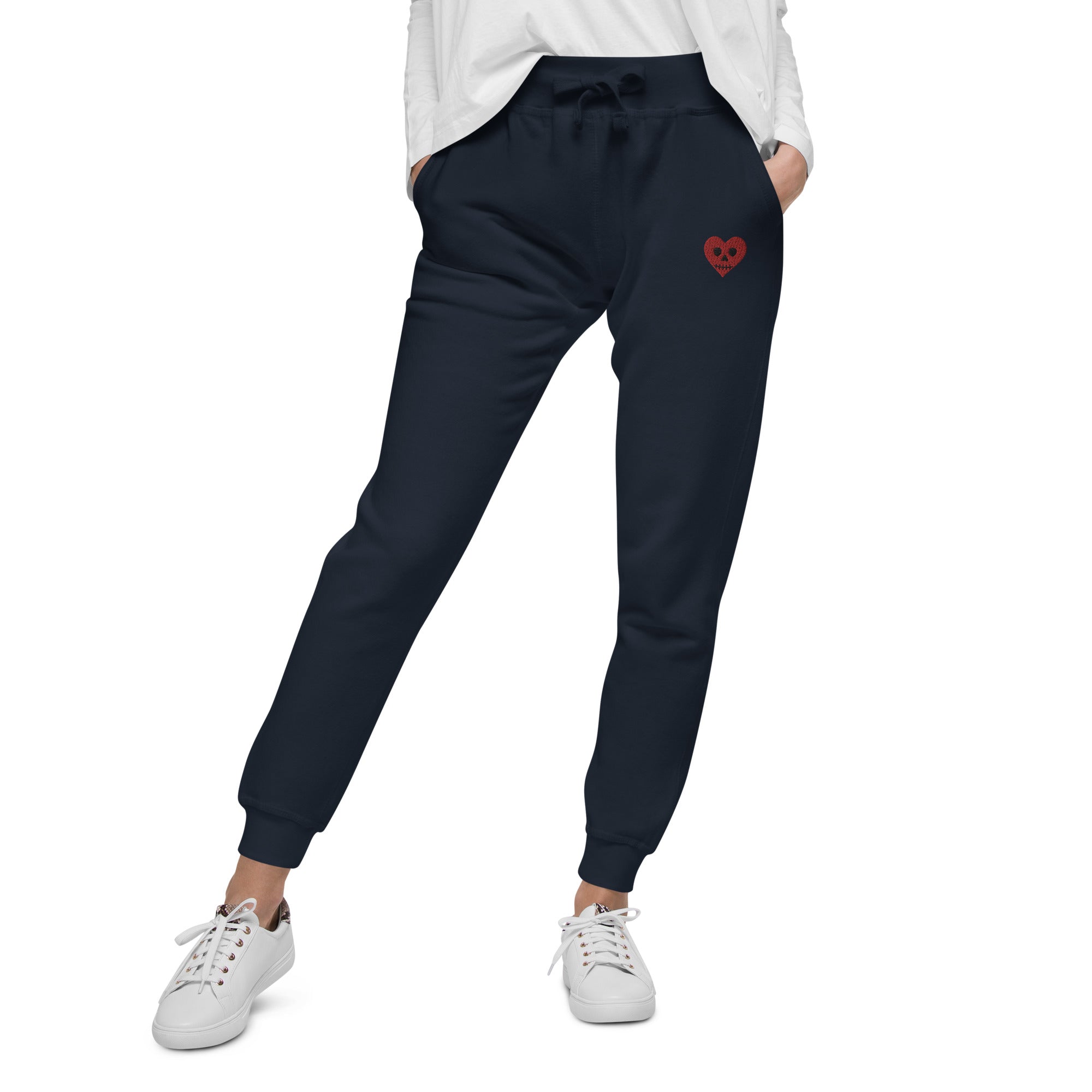 Women's fleece sweatpants [Dark Hearts Collection]